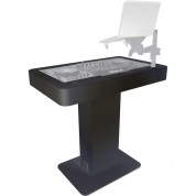 Prox Dj Control Tower Podium Travel Stand Black