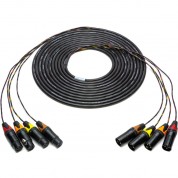 Sescom 4-channel Xlr Audio Snake 15ft Male To Female