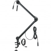 Gator Broadcast Boom Mic Stand With Led Light