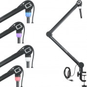 Gator Broadcast Boom Mic Stand With Led Light