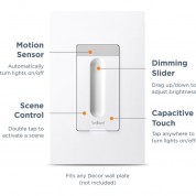 Bhs120us Smart Dimmer Switch White