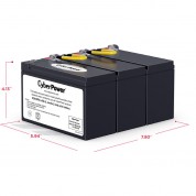 Cyberpower Rb1290x3b Ups Replacement Batteries