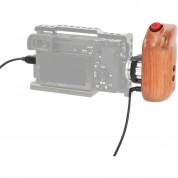 Camvate Wooden Trigger Handgrip Sony Multiport Cable