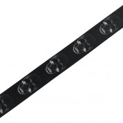 Levy's Polyester Guitar Strap Black White Skulls