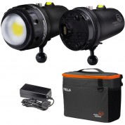 Light & Motion Double Dive 15k Kit Dome Port