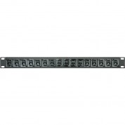 16-port Rj45 Cat5 Feed-through Patch Panel 1ru