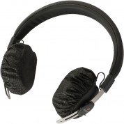 Auray Disposable On-ear Headphone Covers 50 Pairs Black