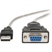 Rocstor Usb To Rs-232 Db9 Serial Null Modem Cable 5ft