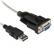 Rocstor Usb To Rs-232 Db9 Serial Null Modem Cable 5ft