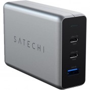 Satechi 100w 3-port Usb-c/usb-a Gan Travel Charger