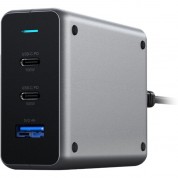 Satechi 100w 3-port Usb-c/usb-a Gan Travel Charger