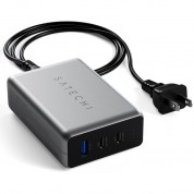 Satechi 100w 3-port Usb-c/usb-a Gan Travel Charger