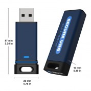 Secureusb Bt 8gb Hardware Encrypted Flash Drive