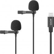 Movo Ilav-duo Dual Lavalier Microphone Lightning Connector