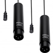 Movo Lv4-o2 Omnidirectional Lavalier Microphone Xlr Pair