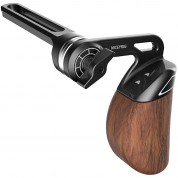 Wooden Handle With Arri Rosette Mount & Nato Rail Adapter