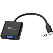 Usb Type-c To Vga Adapter 2-pack | Xcellon