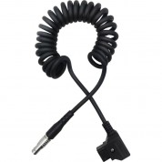 Crystal Video D-tap To 2-pin Lemo Coiled Power Cable