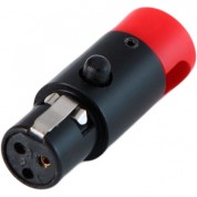 Lps Low-profile Right Angle Ta3f Connector Red Large