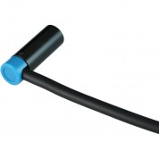 Low-profile Right-angle Mini-xlr 3-pin Male Connector Blue Cap