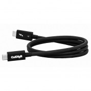 Caldigit Thunderbolt 4 Usb4 Cable 100w Pd 6.6ft Black