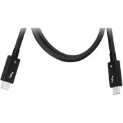 Caldigit Thunderbolt 4 Usb4 Cable 100w Pd 6.6ft Black