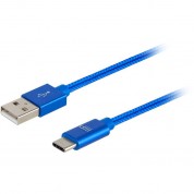 Monoprice Usb 2.0 Type-c To Type-a Cable (6', Blue)