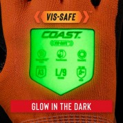 Coast Sg400 Hi-vis Glow Safety Gloves - Large