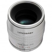 Lensbaby Velvet 85mm F/1.8 Nikon F Silver Lens