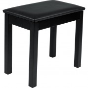 Gator Deluxe Wooden Piano Bench Black