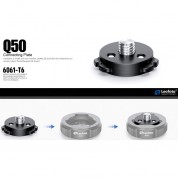 Leofoto Q50 Plate For Qs-50 Quick-link Set