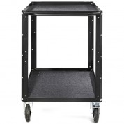 Conecarts 2-shelf Cart With Black Moquette & Logo