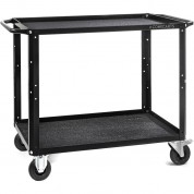 Conecarts 2-shelf Cart With Black Moquette & Logo