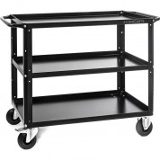 Conecarts Large 3-shelf Cart For Storage & Organization