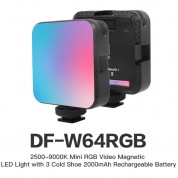 Magnetic Mini Rgb Led Light 2500-9000k By Digitalfoto