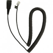 Jabra 6' Qd To Modular Rj Coiled Extension Cord