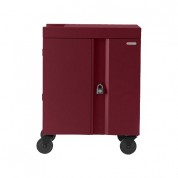 Bretford Cube 36-device Charging Cart Usb Type-c Maroon