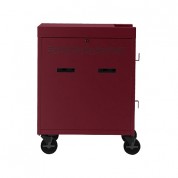 Bretford Cube 36-device Charging Cart Usb Type-c Maroon