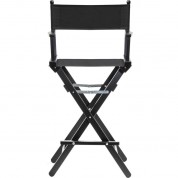 Conecarts Tall Director's Chair Black Frame Cotton Fabric