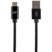 Monoprice Usb 2.0 Type-c To Type-a Cable 10' Black