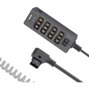 Camvate D-tap Hub With Coiled Cable & Usb/dc Outputs