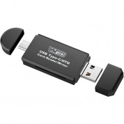 Vidpro Sd Microsd Card Reader Usb-c Usb-a Micro-usb