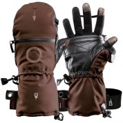 Heat 3 Smart Mittens Gloves Size 12 Brown