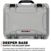 Nanuk 918 Hard Case Silver 21l With Padded Dividers