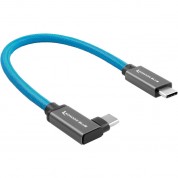 Kondor Blue Right-angle Usb-c 3.1 Gen 2 Cable 12