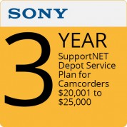 Sony 3-year Supportnet Depot Service For Camcorders Cameras