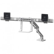 Ergotron Hx Dual Monitor Desk Arm - Polished Aluminum