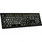 Logickeyboard Astra 2 Large-print Keyboard For Mac Us English