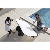 Manfrotto 4x6' Silver/white Collapsible Reflector