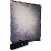 Manfrotto Ezyframe Vintage Background Kit 6.5x7.5 Smoke